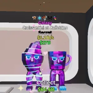 Galaxy Croissantini et Caffettino Fortnite Steal The Brainrot