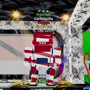 Football Garbagzilla Fortnite Steal The Brainrot LVL 210
