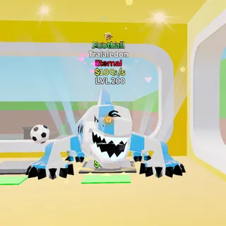 Football Tralaledon Fortnite Steal The Brainrot LVL 200