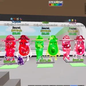 X3 BUNDLE Chilyeie y Avocadoa Fortnite Steal The Brainrot 