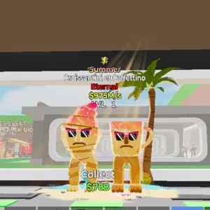 Summer Croissantini et Caffettino Fortnite Steal The Brainrot 