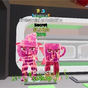 Magical Croissantini et Caffettino Fortnite Steal The Brainrot 