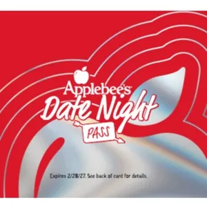 Applebee’s Date Night Pass® purchase discount code