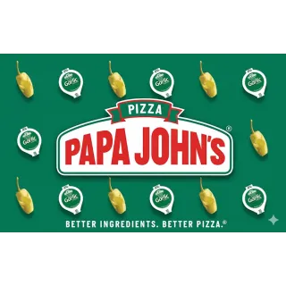 $25.00 USD Papa John's