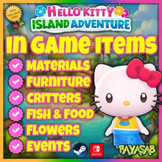 Hello Kitty Island Adventure 5 items Bundle 🔥 99x Each! | Switch | Steam