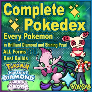 COMPLETE Pokedex Pokemon Home Brilliant Diamond Shining Pearl Johto 6iv Shiny