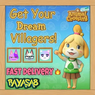 Animal Crossing New Horizons – Villagers Service | Fast Delivery
