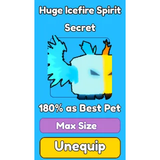HUGE ICEFIRE SPIRIT SECRET 