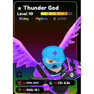 thunder god shiny