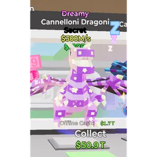 Dreamy Cannelloni Dragoni