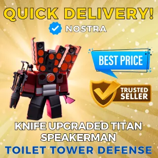 Knife Upgraded Titan Speakerman