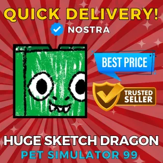 Huge Sketch Dragon