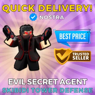 Evil Secret Agent | Skibidi TD