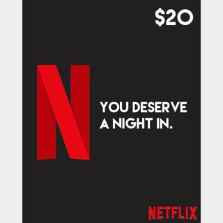 20 00 Netflix Gift Card Other Gift Cards Gameflip