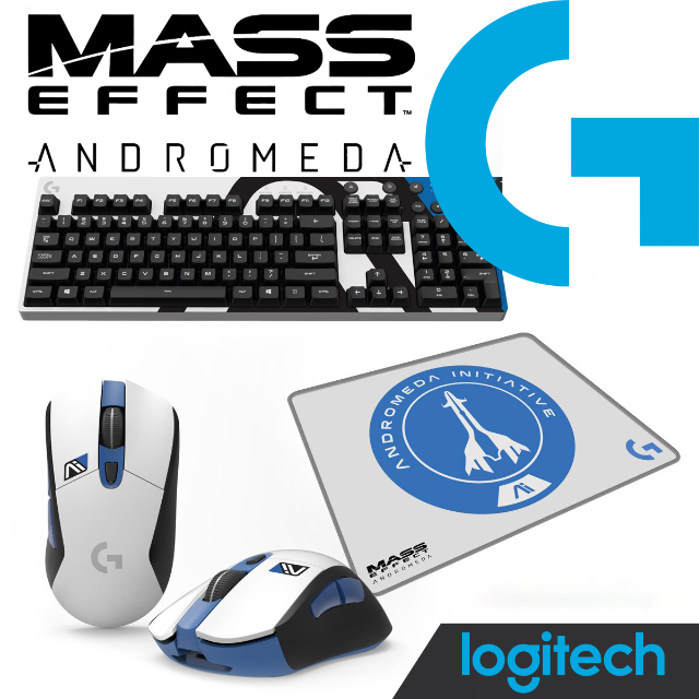 Logitech Limited Edition Mass Effect Andromeda G403 Mouse G810 Keyboard G640 Mousepad Other Gameflip