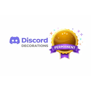 Discord Decorations 8.99 dollars. 