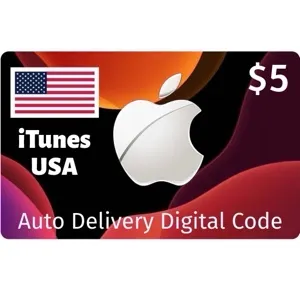 $5.00 Apple iTunes USA Gift Card Instant Auto Delivery 
