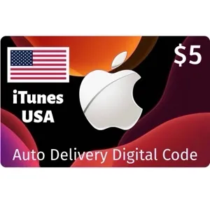 $5.00 Apple iTunes USA Gift Card Instant Auto Delivery 