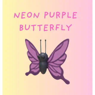 Neon Purple Butterfly