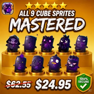 All 9 Cube Sprites | Mastered (Level 5) | 50% OFF