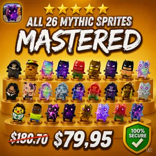 ALL 26 Mythic Sprites | Mastered (Level 5) | 55% OFF