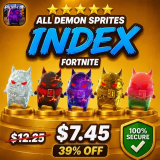 ALL Demon Sprites INDEX | Fortnite