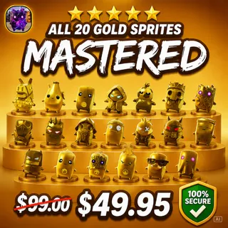 All 20 Gold Sprites | Mastered (Level 5) | 50% OFF
