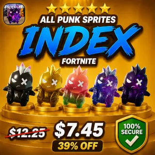 ALL Punk Sprites INDEX | Fortnite