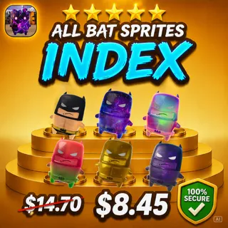 ALL Batman Sprites INDEX | Fortnite