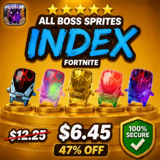 ALL Boss Sprites INDEX | Fortnite