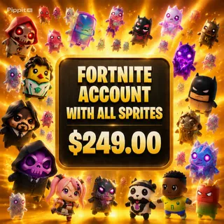 Fortnite Account – All 117 Sprites – Sprite Garden Ready