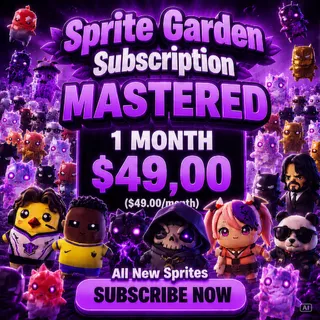 Sprite Garden 1-Month Subscription – All New Sprites Mastered Level 5