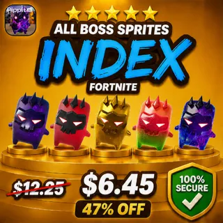 ALL Boss Sprites INDEX | Fortnite