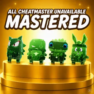 All 4 Cheat Master Sprites | Mastered (Level 5) | Rare