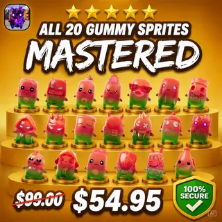 All 9 Cube Sprites | Mastered (Level 5) | 50% OFF