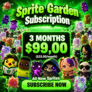 Sprite Garden Subscription – 3 Months – All New Sprites