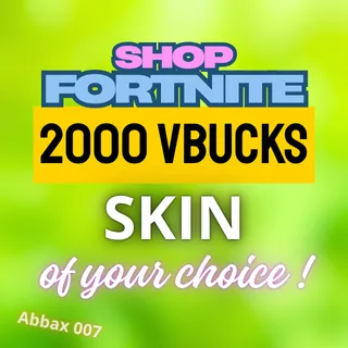 FORTNITE SKIN 2000 VBUCKS