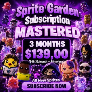 Sprite Garden 3-Month Subscription – All New Sprites Mastered Level 5