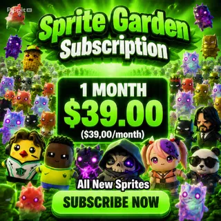 Sprite Garden Subscription – 1 Month – All New Sprites