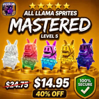 ALL Llama Sprites | Mastered (Level 5)