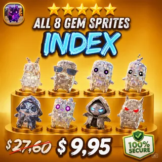 All 8 Gem Sprites INDEX | Fortnite | 50% OFF