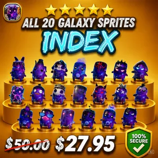 All 20 Galaxy Sprites INDEX | Fortnite | 50% OFF