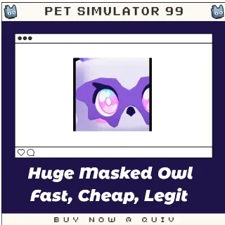 Huge Masked Owl #497 | Pet Sim 99