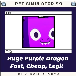 Huge Purple Dragon | Pet Sim 99