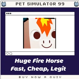 Huge Fire Horse | Pet Sim 99