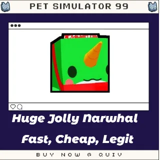 Huge Jolly Narwhal | Pet Sim 99