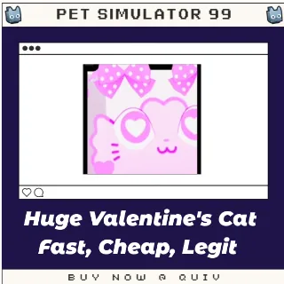 Huge Valentine's Cat | Pet Sim 99