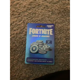 Fortnite gift card 