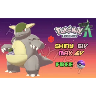 ✨SHINY ALPHA KANGASKHAN✨6IV MAX EV⭐POKEMON LEGENDS ZA