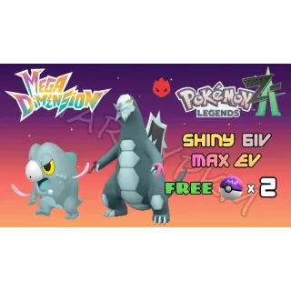 ✨COMBO 2 SHINY ALPHA FRIGIBAX & BAXCALIBUR✨6IV MAX EV⭐POKEMON LEGENDS ZA